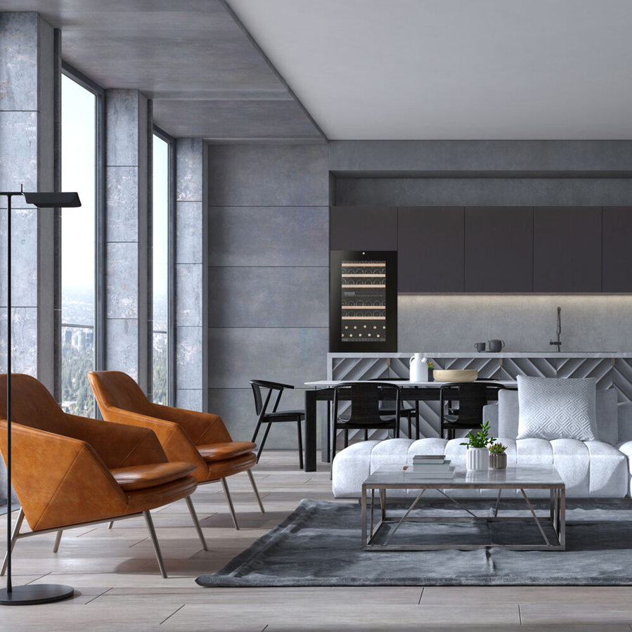 Ugradbeni hladnjak za vino Dunavox DXB-42.100DB.TO