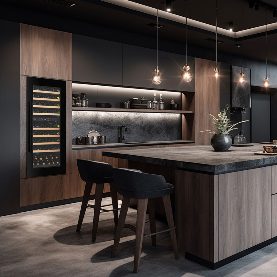 Ugradbeni hladnjak za vino Dunavox DXJ-65.154DB