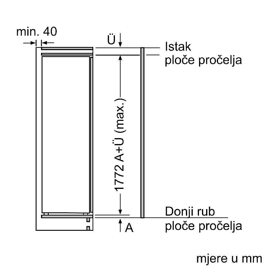 Ugradbeni zamrzivač Bosch GIN81VEE0