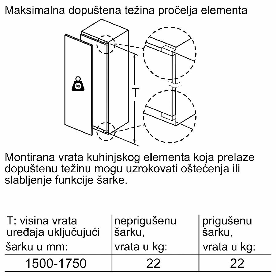 Ugradbeni zamrzivač Bosch GIN81VEE0