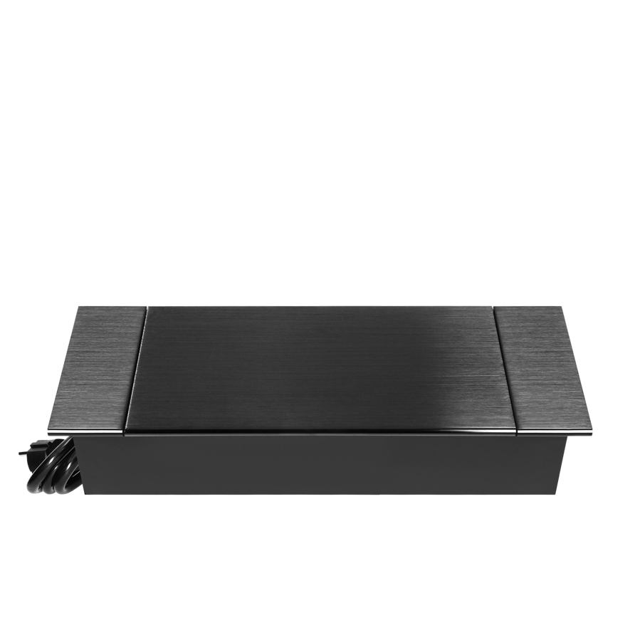 Utičnica ugradbena Orno crna 1,5m 2xSchuko + USB A/C 0149048GSB