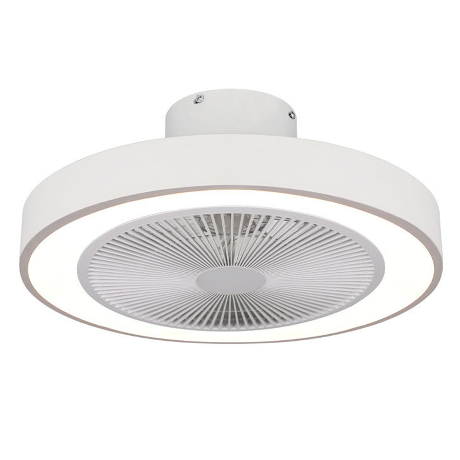 Ventilator stropni Estia HaloFlow 50cm 15wMOT/45wLED bijeli + dalj. 06-30155