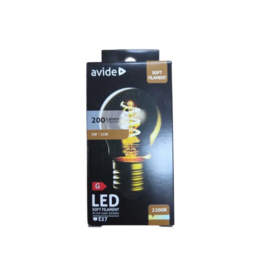 Žarulja LED Avide CRI80 E27 3W 2200K 200lm ABLSFMG27EW-3W