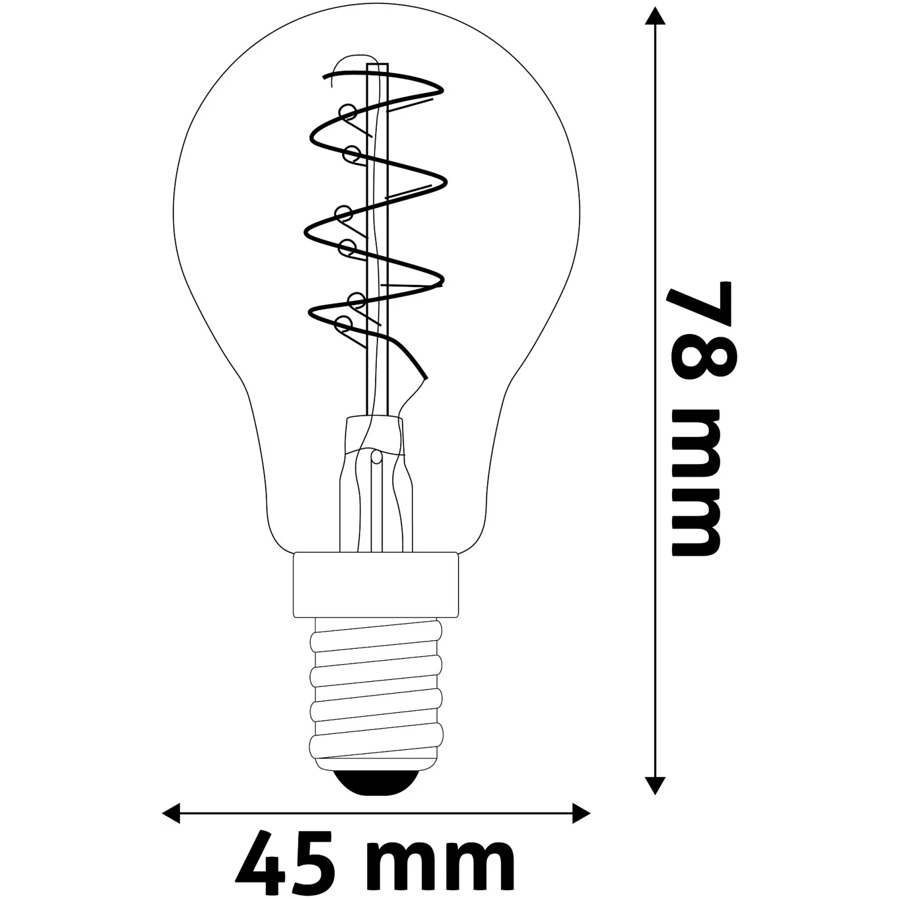 Žarulja LED Avide E14 3W 2200K 200lm ABLSFMG14EW-3W