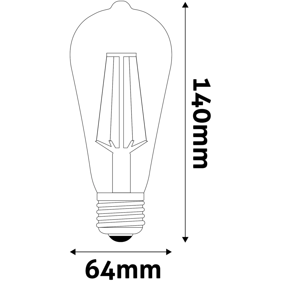 Žarulja LED Avide ST64 E27 8.5W 4000K 1055lm AWLFST64NW-8.5W