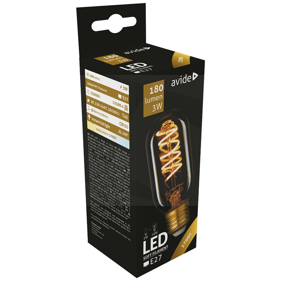 Žarulja LED Avide T45 E27 3W 2700K 180lm 19793