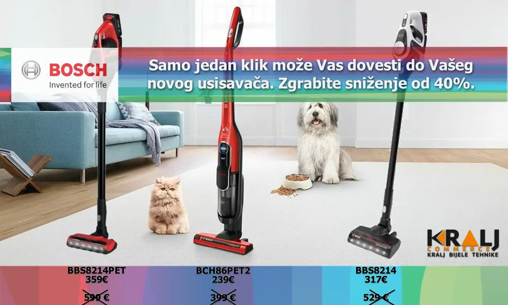 Bosch usisavači 40 %