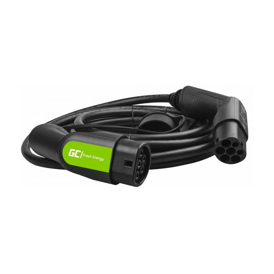 Kabel za EV Green Cell EV12 11kW, 16A Tip2 7m